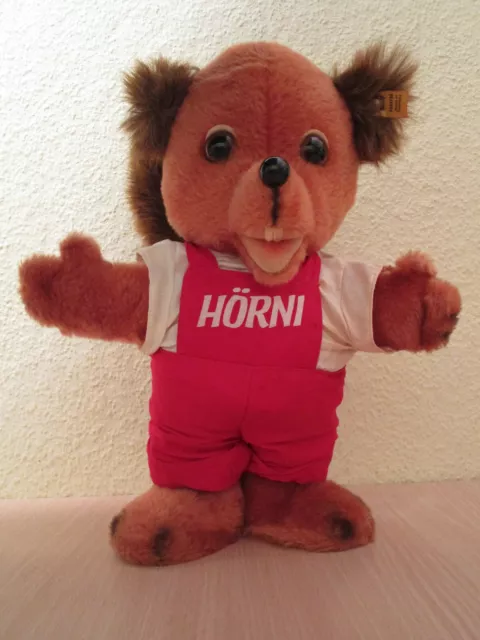 Hörni Hamster – Plüschfigur v. Steiff No. 7832 /32 ca. 30 cm groß - vintage 70er