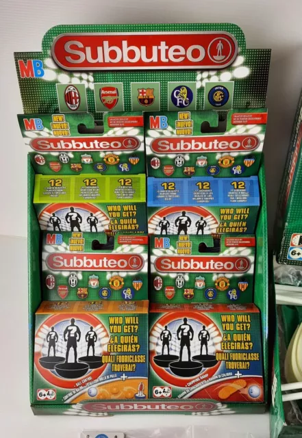 Lotto Subbuteo Mb Dream Team Stadium Skills Academy Con Espositore Da Banco 2