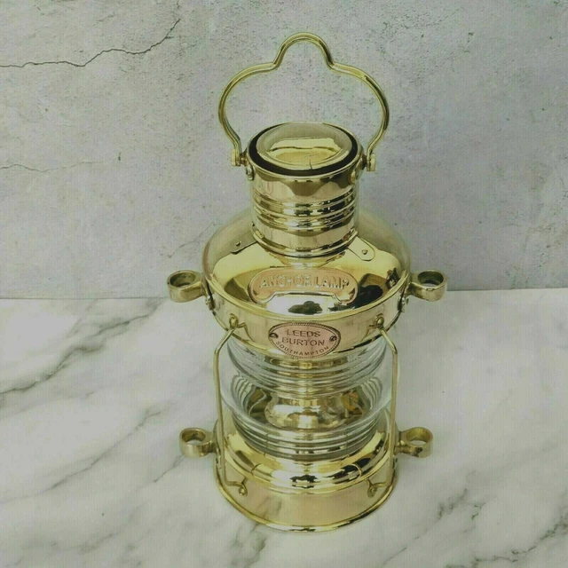 Laterne Lampe Schiff Öl nautisch Vintage Boot Maritime Messing Licht Lampe...