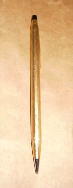 Vintage Cross 1/20 12k Gold Filled Mechanical Pencil 1970's