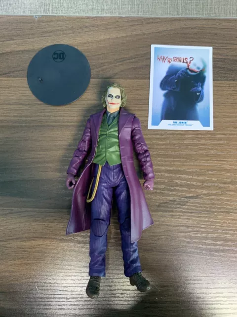 DC Multiverse Dark Knight Trilogy Movie Nolan BANE BAF JOKER Heath Ledger 7” Fig