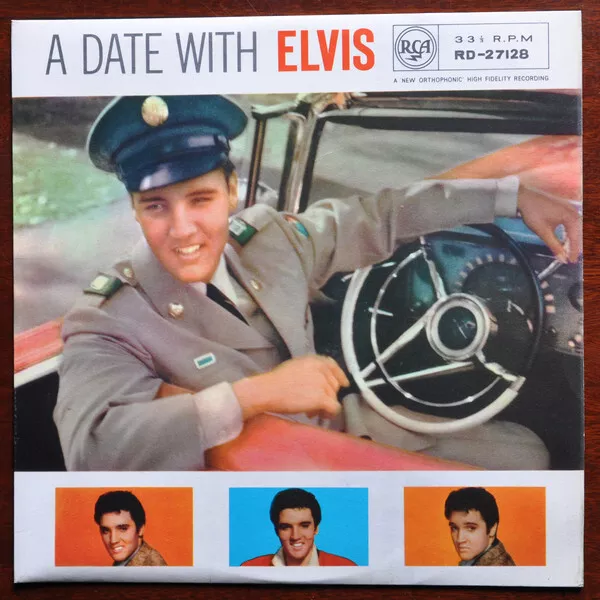 Elvis Presley - A Date With Elvis (LP, Comp, Mono, RE)