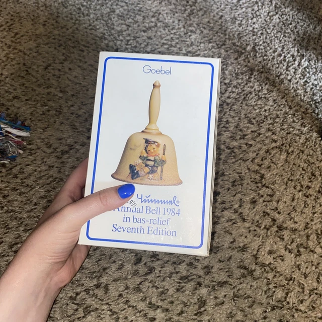 MJ Hummel Bell Goebel Annual Christmas Bell 1984 Hum 706