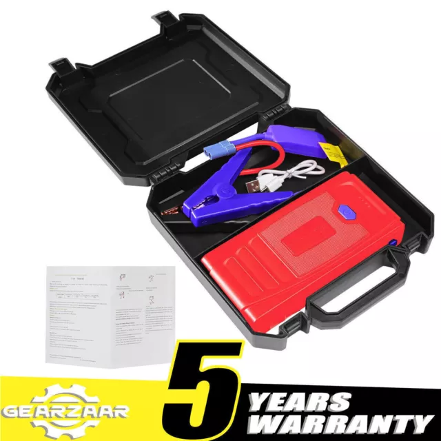 30000mAh Car Jump Starter Pack Booster Battery Charger Emergency Power Bank UK