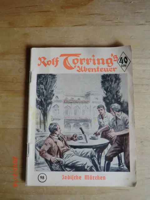 Rolf Torring's Abenteuer Nr. 98 (Z 2-3) mit Eigentümerstempel innen