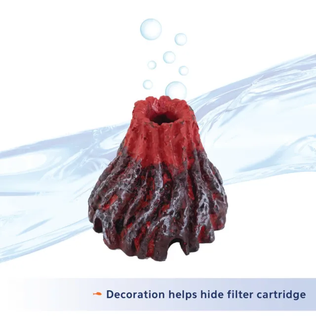 Aqueon Betta Filter with Volcano Air Pump Powered for Cleaner Clearer Water 3