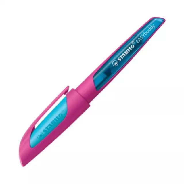 Ergonomischer Schulfüller STABILO® EASYbuddy® FRESH Edition, A, pink/hellblau, 1