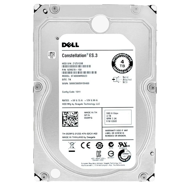 DELL 0529FG - 529FG - 4 TB SAS 7.2K - Powervault MD32xx / MD34xx / MD36xx EUR 119,00 - FR