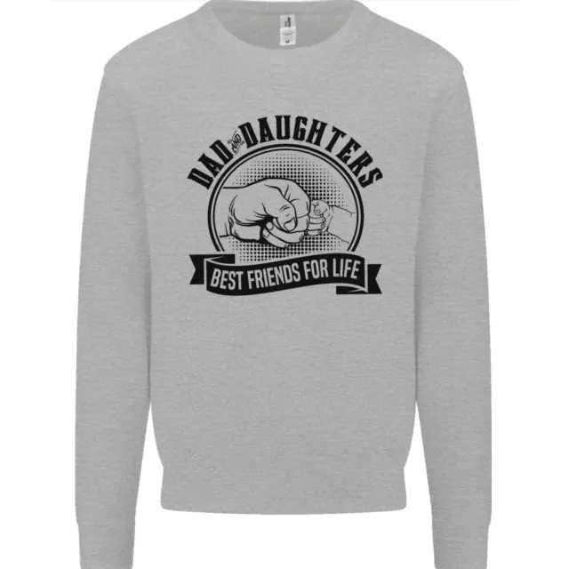Dad & Daughters Best Friends Fathers Day Mens Sweatshirt Jumper