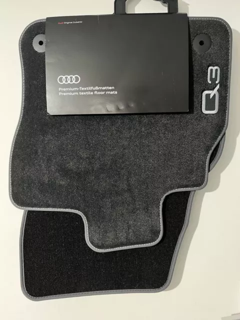 Tapis de sol en textile d'origine Audi RSQ3 en velours premium