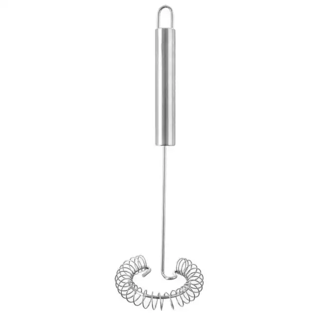 Kitchen spiral whisk for whipping egg foam steel 26 cm