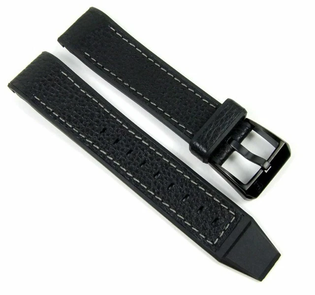 Bracelet 20 mm pour montre Blanc Cuir Synthétique