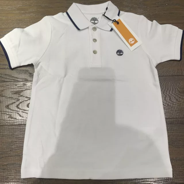 Boys Timberland Polo T-Shirt- Size 8/126. New with tags. 3