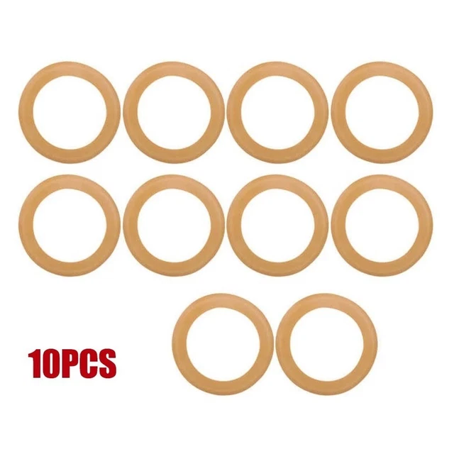Lot De 10 Anneaux Silicone Pour Bracelet De Montre - 18/20/22mm - 6 Couleurs Assorties