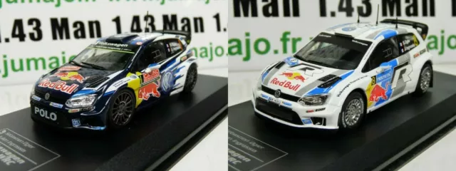 LOT 2 1/43 RD9/17 S.Ogier VOLKSWAGEN POLO 2013/2015 Monte carlo Finlande