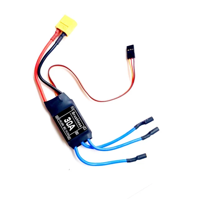 VGEBY 40A Brushless ESC – Drehzahlregler Für Modellflugzeuge, 2-4S, Mit BEC 5V/3A