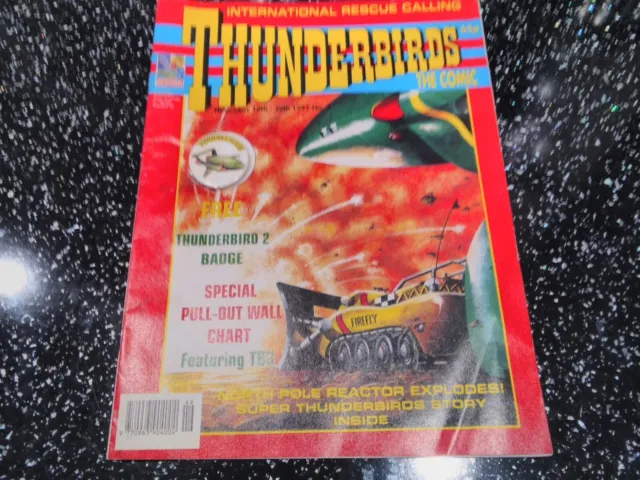 Thunderbirds Comic Issue No 3 + Free Gift & Pullout (1991 - VGC) Gerry Anderson
