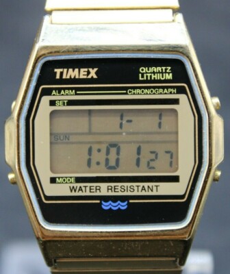 timex quartz lithium digital watch