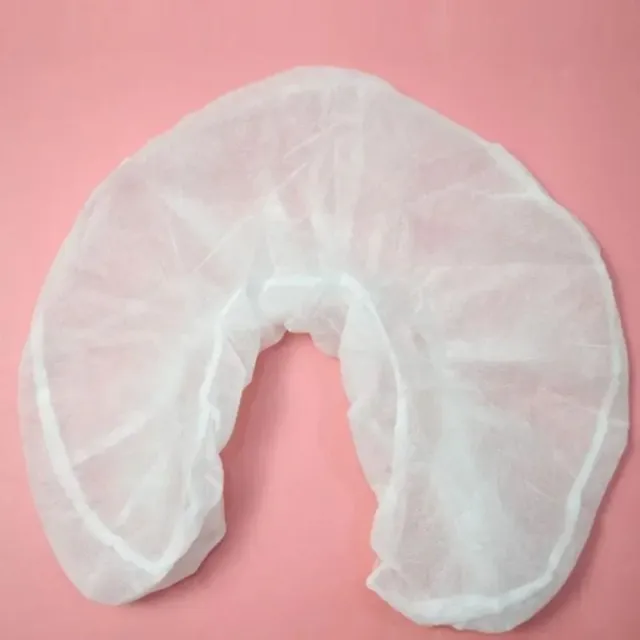 Non-Woven Disposable Pillowcase White Headrest Pillow  Beauty Spa Salon Bed