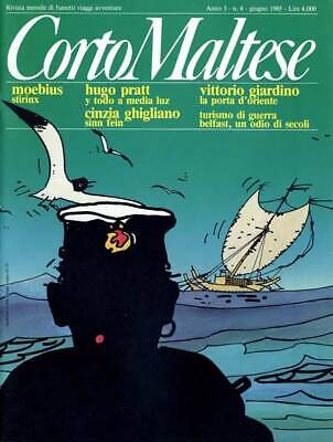 Rivista a fumetti CORTO MALTESE anno 1985 numero 6