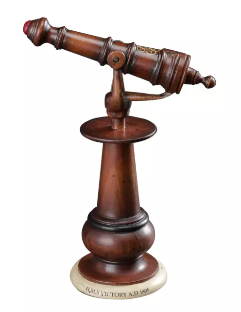 Swivel Gun Cannon HMS Victory 1805 Wooden Model 8.5" Navy Warship Naval Armament