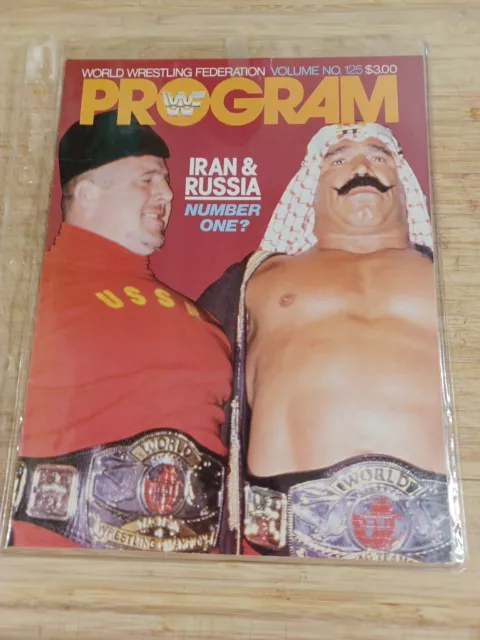 WWF program #125 "The Iron Shiek And Nikolai Volkoff