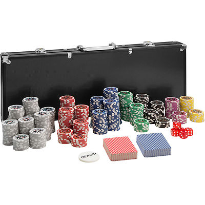 TecTake Mallette Poker 300 jetons valise alu 