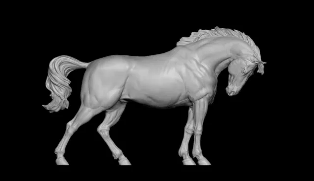 breyer model horse Proud Stallion Warm blood resin ready to paint SM size