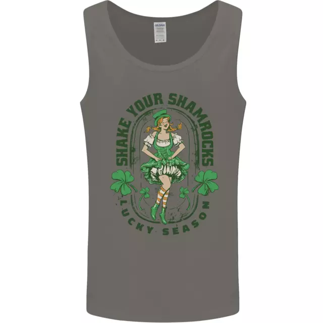 St Patricks Day Shake Your Shamrocks Mens Vest Tank Top