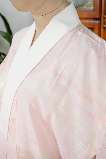 Dear Vanilla Japanese Juban Undergown Women's Kimono Genuine Vintage Mint 4