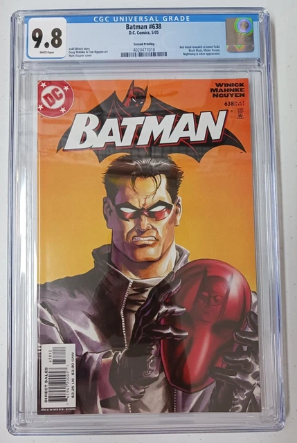 DC Comics Batman # 638 Second Printing 2005 CGC 9.8 White Pages