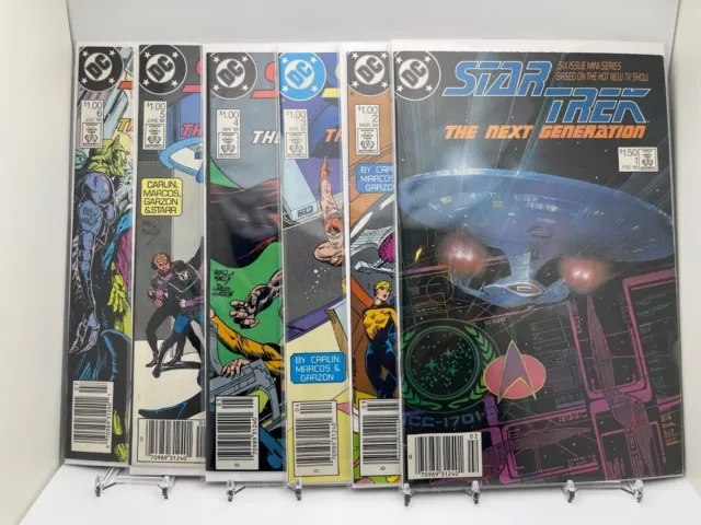 Star Trek: The Next Generation #1-6 Complete Mini-Series DC 1988 Picard