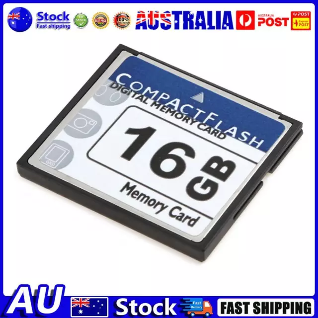 AU High Speed CF Memory Card Compact Flash CF Card for Digital Camera (16GB)