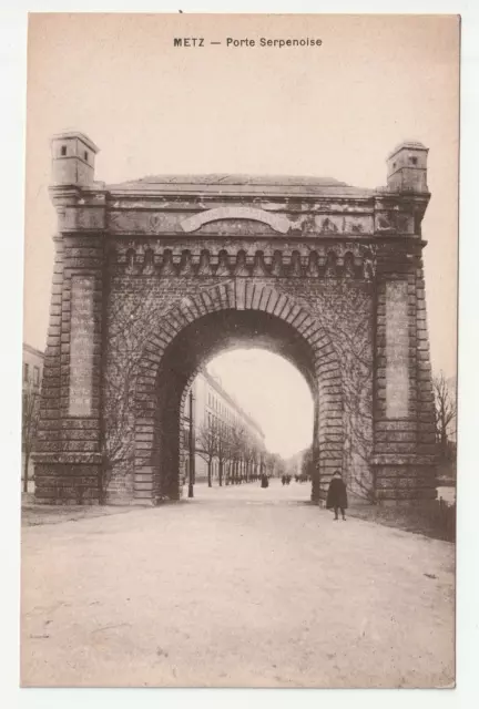 METZ  - Moselle - CPA 57 - Les portes - Porte Serpenoise
