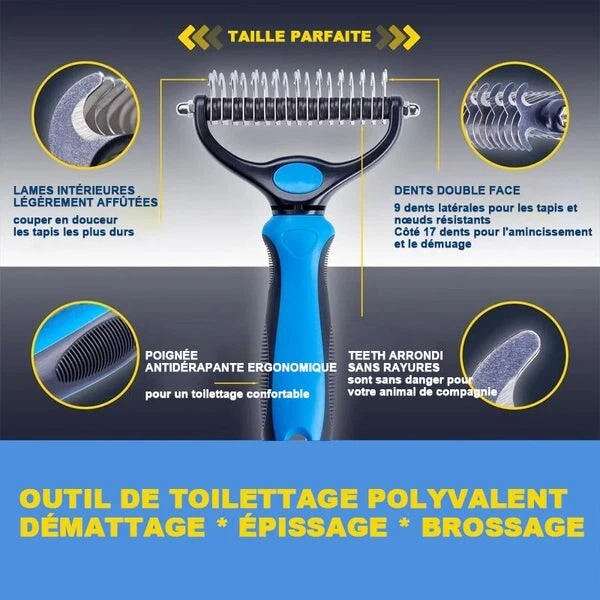 Pet Dog Cat Brush Self Cleaning Slicker Brushes for Shedding & Grooming Removes