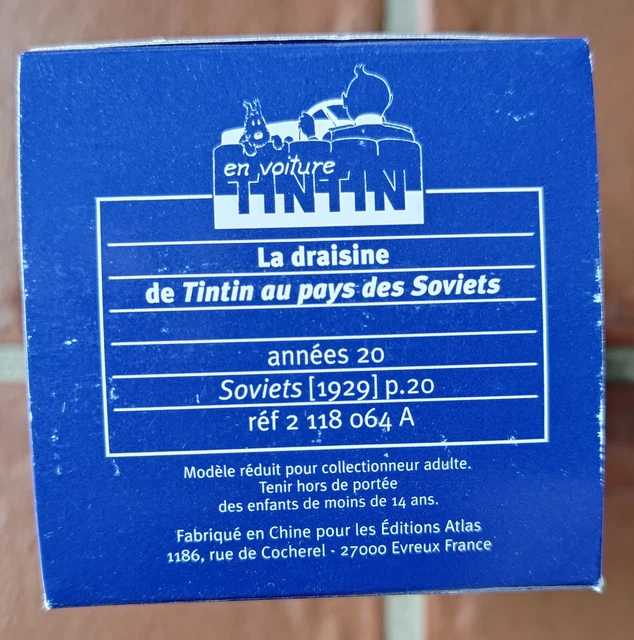 VOITURE TINTIN 1/24 29959 La Draisine : Pays des Soviétiques Hachette Modèle réduit de voiture n°59 - France