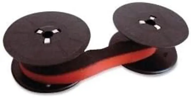 Package of Three Sharp EL-2630PIII Calculator Ribbon, Black and Red Compatible