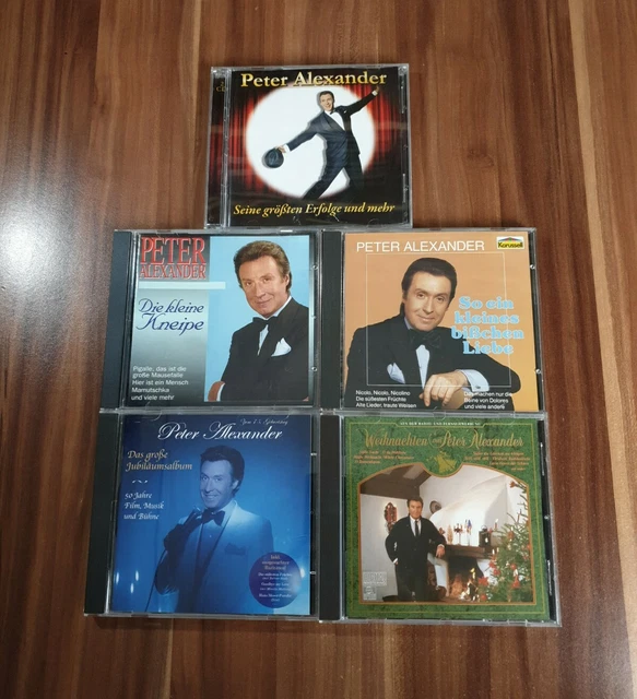 PETER ALEXANDER 5 CD Alben Sammlung Die kleine Kneipe + Weihnachten