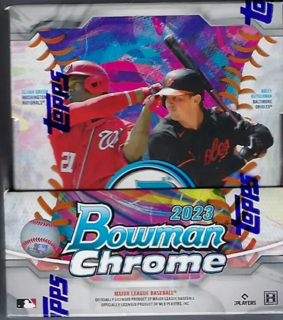 2023 BOWMAN CHROME Hobby Baseball Factory Sealed 12 Pack Hobby Box $264 ...
