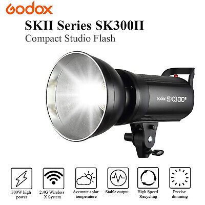 Godox SK300II 300W Flash Studio Lámpara Estroboscópica Cabezal Fotografía Reflector