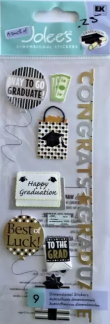 Jolee's Boutique (GRADUATION CONGRATS) Dimensional Scrapbooking Stickers CA-289