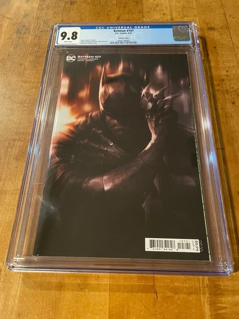 Batman #107 Cgc 9.8 Graded  Francisco Mattina Variant Cover