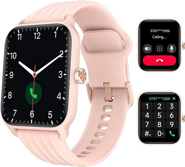 IOWODO Smartwatch D18 Uomo E Donna – Cassa E Cinturini Certificati FSC, Design Elegante E Sostenibile