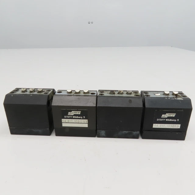 Kissling 54,810.103D53 3 Position Chisel Plunger Style Limit Switch Lot Of 4