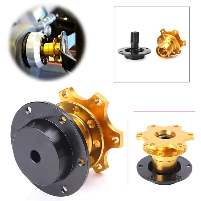 K Mozzo A Sgancio Rapido Per Volante Universale Da Corsa A 6 Fori Adattatore Mozzo Ruota Accessori Per Auto Sostuisci Alluminio - Foto 7