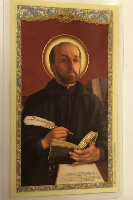 SAINT IGNATIUS OF Loyola Laminated Prayer Card, New (2) EUR 2,29 ...