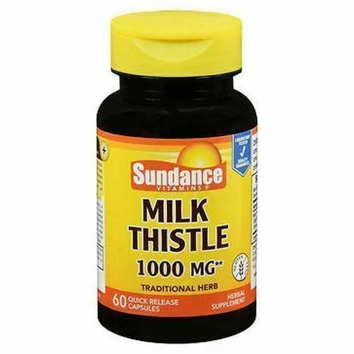 SUNDANCE VITAMINS MILK Thistle Capsules 1000 mg 60 Caps By Sundance £19