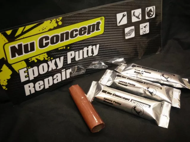 Copper Epoxy Putty Stick Quick Fix Repair - Single 75mm Pack