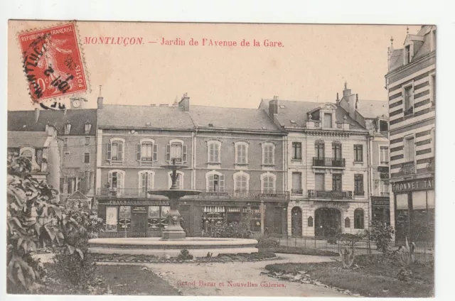 MONTLUCON - Allier - CPA 03 - la Pharmacie de l'Avenue de la Gare