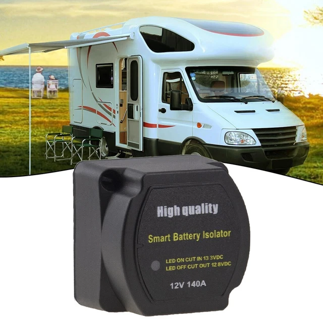 Isolatore Batteria Doppia 12V 140A VSR - Relè Sensibile Alla Tensione Per Camper, Barca, ATV - Foto 9